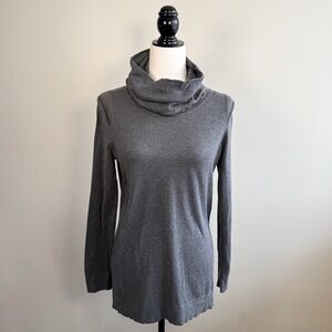 Grey Cowl Neck Sweater
